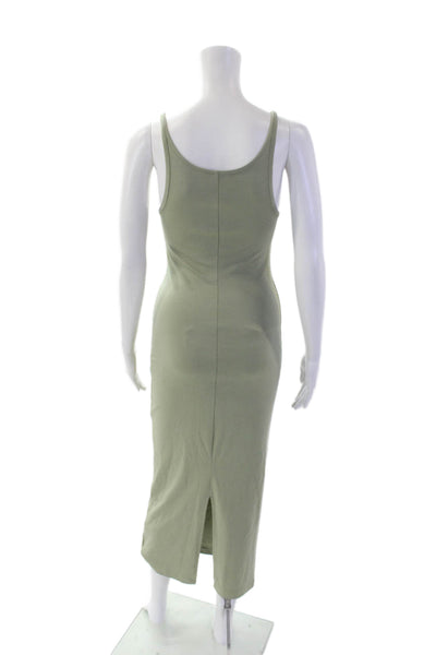 J Crew Womens Sleeveless Maxi Dress Light Sage Green Size Extra Small