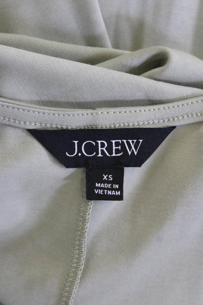 J Crew Womens Sleeveless Maxi Dress Light Sage Green Size Extra Small