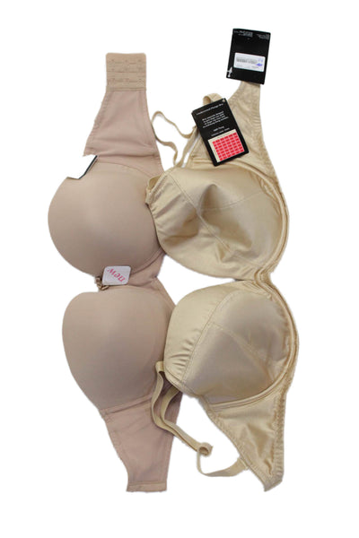 Panache Womens Strapless Bra And Basic Underwire Bra Set Beige Size 34G