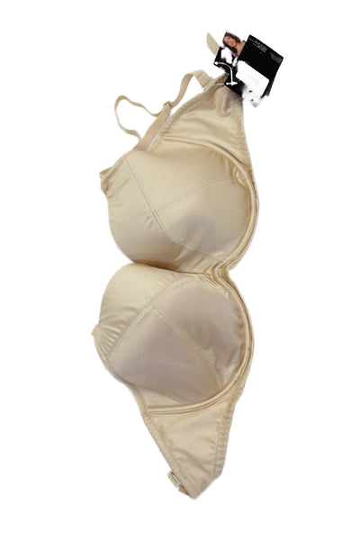 Panache Womens Strapless Bra And Basic Underwire Bra Set Beige Size 34G