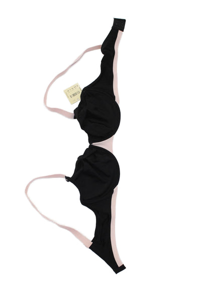 Fayreform Womens Sheer Cup Bra & Contrast Trim Underwire Bra Set Beige Size 40C