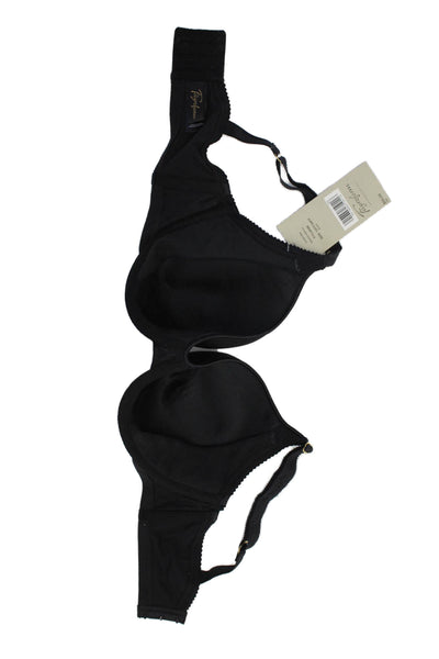 Panache Womens Adjustable Underwired Balconette Bra Set Black Size 34FF/36GG