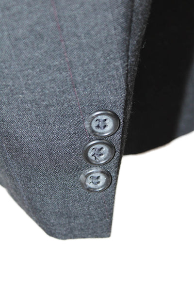 Pierre Balmain Men's Collared Long Sleeves Lined Jacket Blazer Gray Size 40