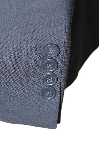 Joseph Abboud Men's Long Sleeves Lined Two Button Jacket Blazer Black Size 46