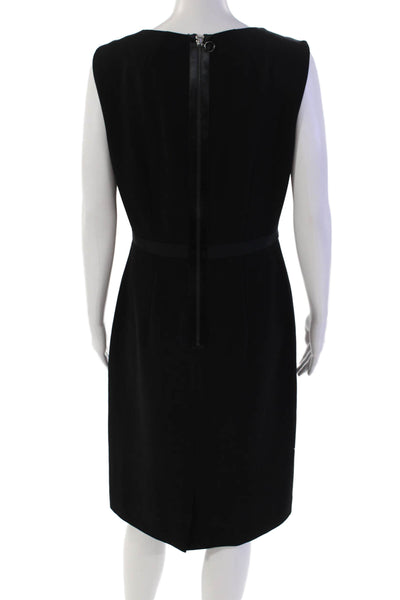 Tahari Levine Womens Stud Embellished Sleeveless Pencil Dress Black Size 6