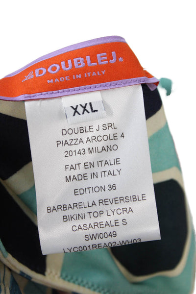 La DoubleJ Womens Barbarella Bikini Top - Casareale Small Size XXL