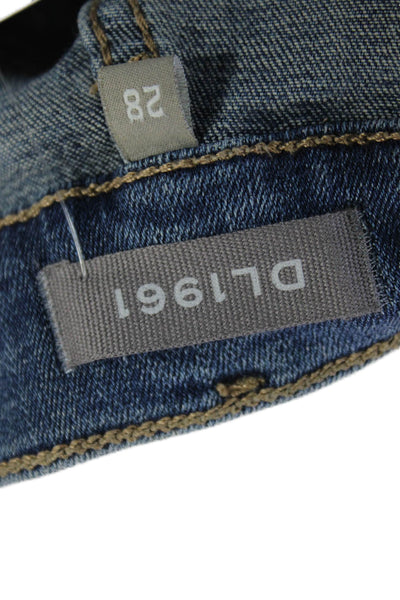 DL1961 Womens Emma Power Legging Skinny Maternity Jeans - Strobe Size 28