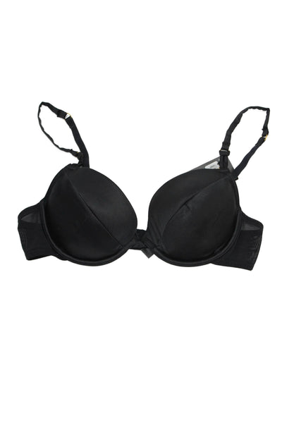 Panache Womens Underwire Sheer Cup Bra & Padded Bra Set Black Size 36DD/34B