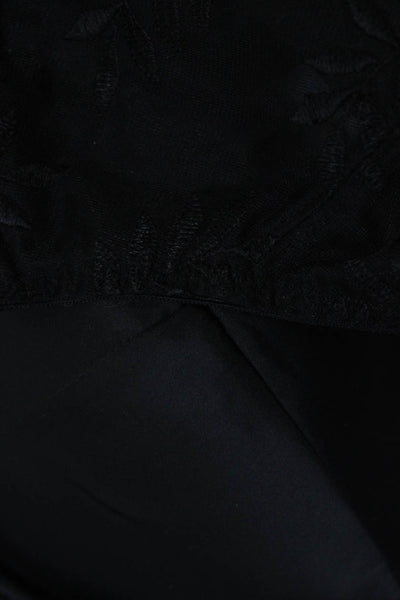 Panache Womens Underwire Sheer Cup Bra & Padded Bra Set Black Size 36DD/34B