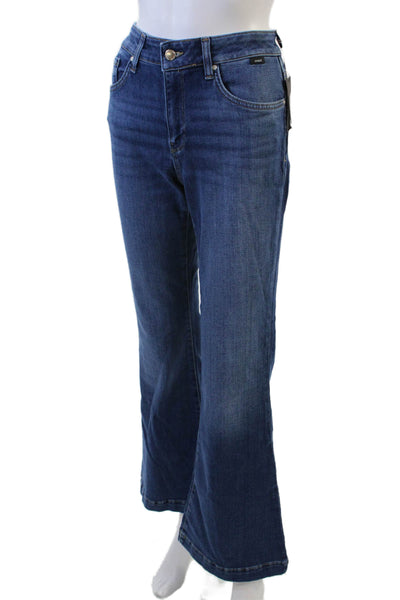 Mavi Women's High Rise Medium Wash Five Pocket Flare Leg Denim Pants Size 27