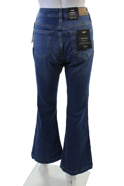 Mavi Women's High Rise Medium Wash Five Pocket Flare Leg Denim Pants Size 27