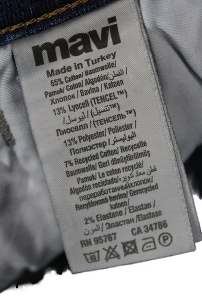 Mavi Women's High Rise Medium Wash Five Pocket Flare Leg Denim Pants Size 27