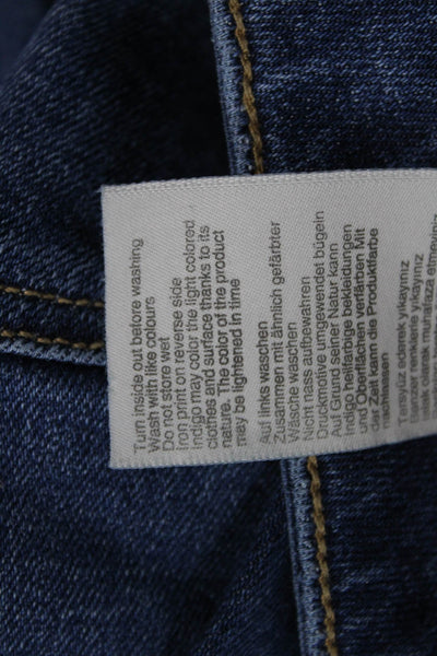 Mavi Women's High Rise Medium Wash Five Pocket Flare Leg Denim Pants Size 27