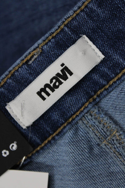 Mavi Women's High Rise Medium Wash Five Pocket Flare Leg Denim Pants Size 27