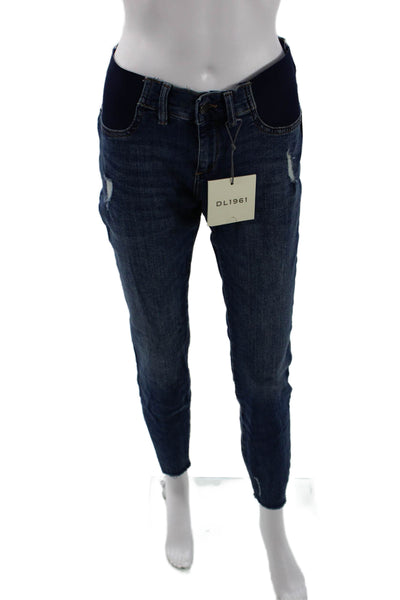 DL1961 Womens Emma Power Legging Skinny Maternity Jeans - Strobe Size 29