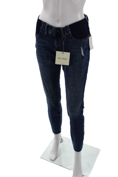 DL1961 Womens Emma Power Legging Skinny Maternity Jeans - Strobe Size 29