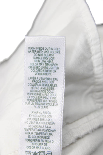 FRAME Womens Le Pixie Petite Palazzo Jeans - Blanc Size 28