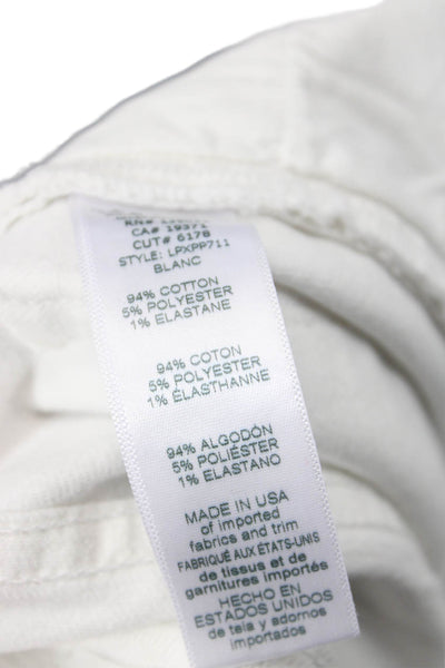 FRAME Womens Le Pixie Petite Palazzo Jeans - Blanc Size 28