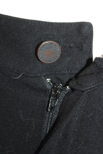 Paige Womens Cotton Zip Button Lined Skinny Leg Casual Pants Black Size EUR 26