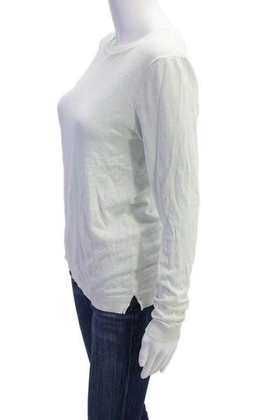 525 America Womens Long Sleeve Crew Neck Sweatshirt Light Mint Green Size Small