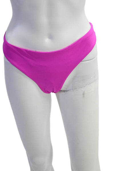 LSPACE Womens Sandy Bikini Bottoms - Bright Fuchsia Size XL