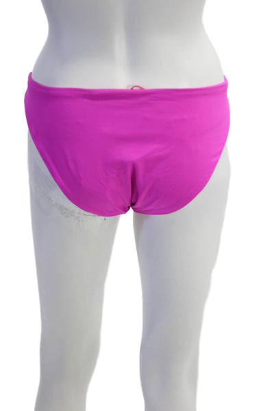 LSPACE Womens Sandy Bikini Bottoms - Bright Fuchsia Size XL