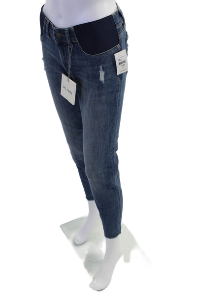 DL1961 Womens Emma Power Legging Skinny Maternity Jeans - Strobe Size 27