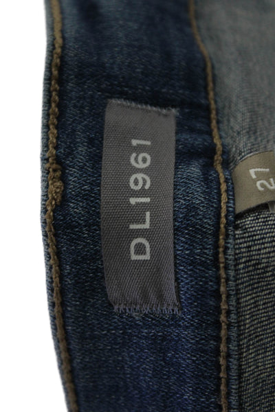 DL1961 Womens Emma Power Legging Skinny Maternity Jeans - Strobe Size 27