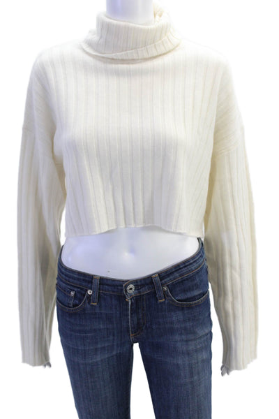 Sablyn Womens Uma Cashmere Sweater - Gardenia Size M