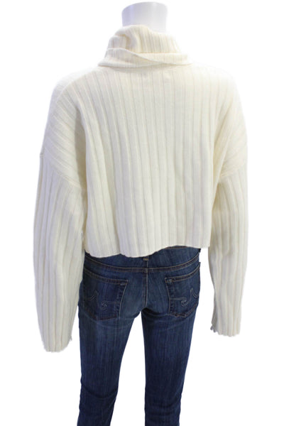 Sablyn Womens Uma Cashmere Sweater - Gardenia Size M