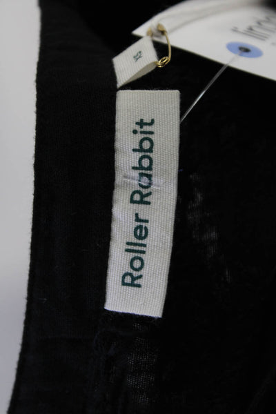 Roller Rabbit Womens Lucknow Serafina Tunic - Black Size XS