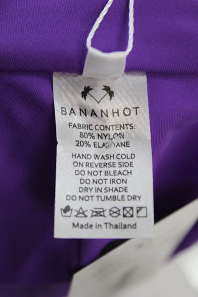 Bananhot Womens Sienna Bikini Top - Purple Size L