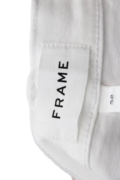 FRAME Womens Le High Flare Jeans - Blanc Size 32
