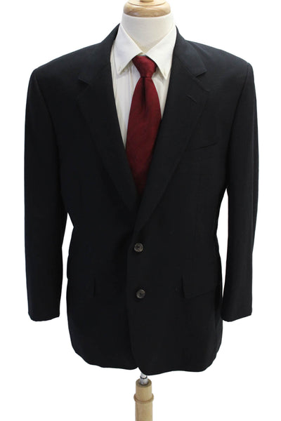 Brooks Brothers Men's Long Sleeves Lined Two Button Basic Jacket Black Size 40