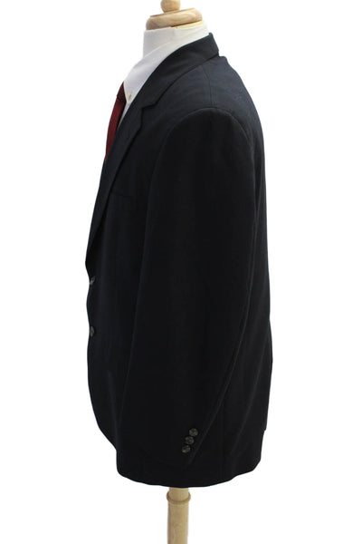 Brooks Brothers Men's Long Sleeves Lined Two Button Basic Jacket Black Size 40