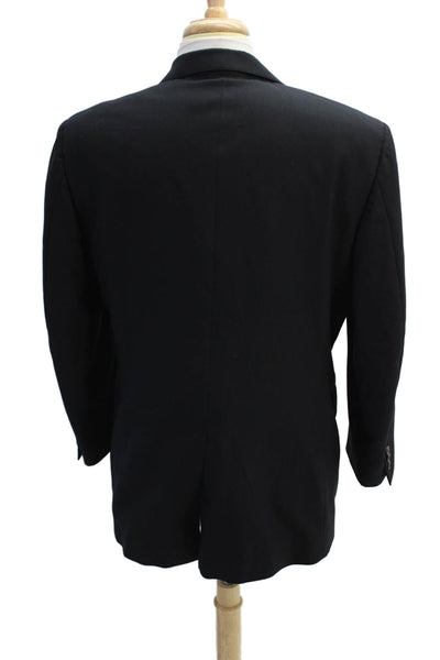 Brooks Brothers Men's Long Sleeves Lined Two Button Basic Jacket Black Size 40