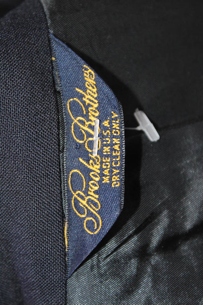 Brooks Brothers Men's Long Sleeves Lined Two Button Basic Jacket Black Size 40