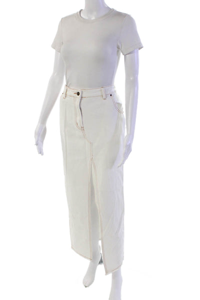 Lioness Womens Barbie Split Midi Skirt - Porcelain Size M