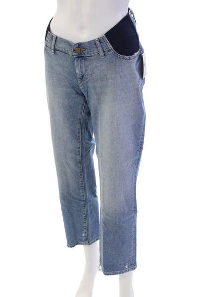 DL1961 Womens Patti Straight Maternity Ankle Jeans - Reef Size 28