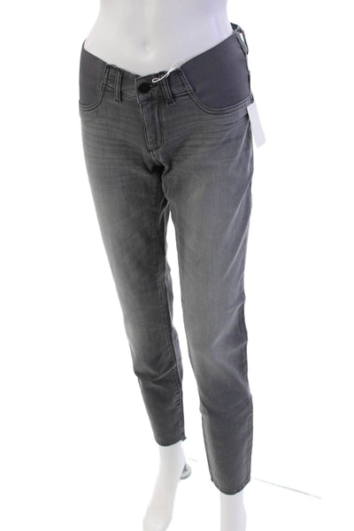 DL1961 Womens Emma Skinny Maternity Instasculpt Jeans - Overcast Size 28