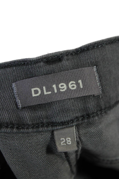 DL1961 Womens Emma Skinny Maternity Instasculpt Jeans - Overcast Size 28