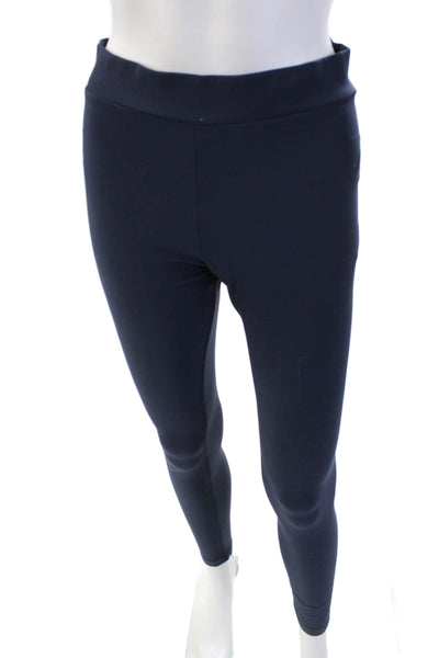 Wolford Womens High Waisted Elastic Waist Casual Leggings Dark Blue Size S