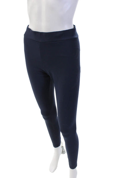 Wolford Womens High Waisted Elastic Waist Casual Leggings Dark Blue Size S