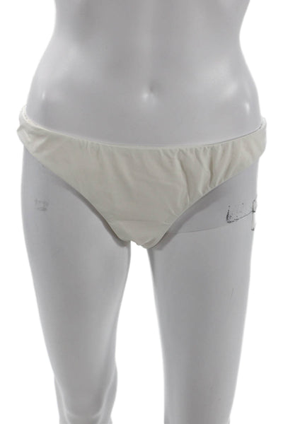 Eberjey Womens So Solid Annia Bottoms - Ecru Size L