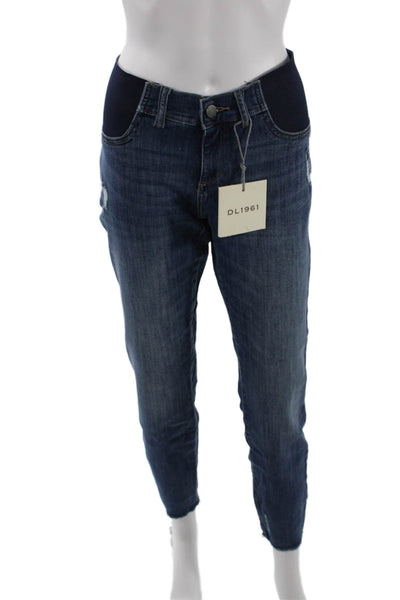 DL1961 Womens Emma Power Legging Skinny Maternity Jeans - Strobe Size 30
