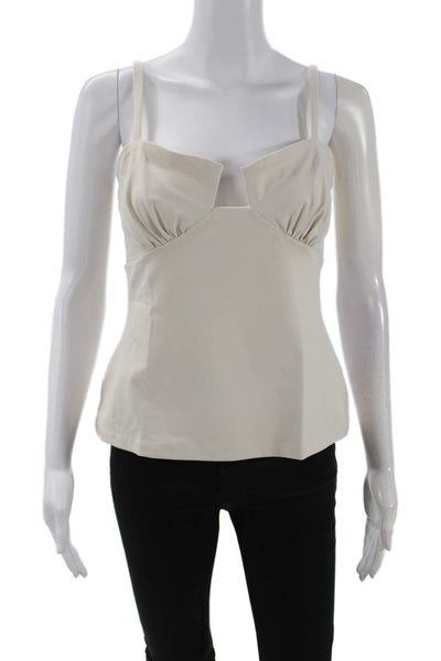 Susana Monaco Womens Angled Wire Top 6" - Blanched Almond Size XL