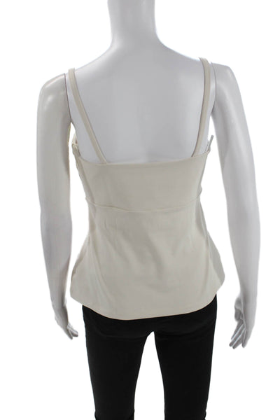 Susana Monaco Womens Angled Wire Top 6" - Blanched Almond Size XL
