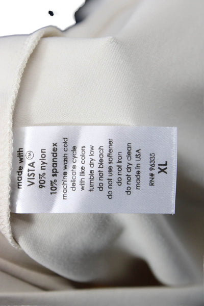 Susana Monaco Womens Angled Wire Top 6" - Blanched Almond Size XL