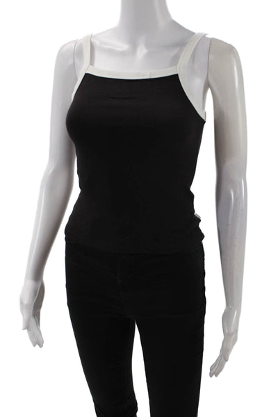 Rolla's Womens Naomi Tank Top - Black/Vintage White Size XS