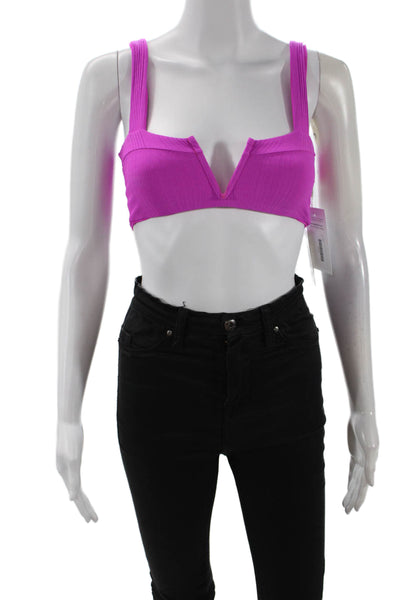 LSPACE Womens Lee Lee Bikini Top - Bright Fuchsia Size XS